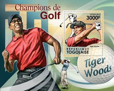 Golf champions Tiger Woods