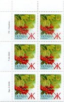 2003 Ж V Definitive Issue 3-3438 (m-t 2003) 6 stamp block LT