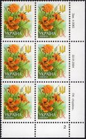 2004 0,30 VI Definitive Issue 4-3063 (m-t 2004) 6 stamp block RB2