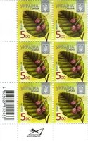 2015 5,00 VIII Definitive Issue 15-3287 (m-t 2015) 6 stamp block RB with perf.