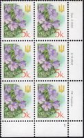 2002 0,05 VI Definitive Issue 2-3593 (m-t 2002) 6 stamp block RB1