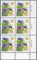 2004 0,45 VI Definitive Issue 4-3723 (m-t 2005) 6 stamp block RB1