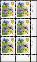 2004 0,45 VI Definitive Issue 4-3723 (m-t 2005) 6 stamp block RB2