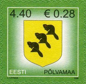 Definitive Issue 4.40 kr Coat of arms of Pärnu