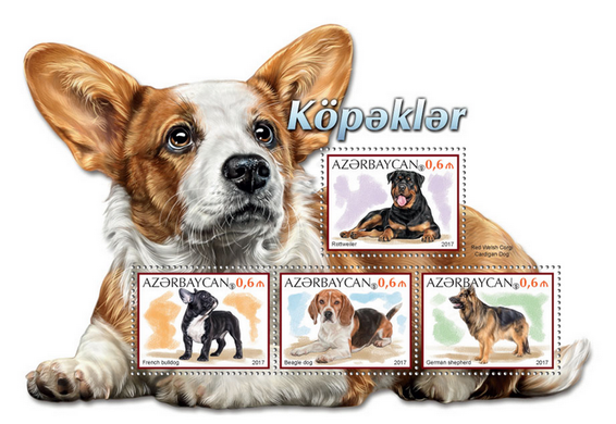 Own stamp. Dogs
