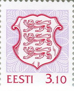 Definitive Issue 3.10 kr Coat of arms