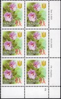 2005 0,10 VI Definitive Issue 5-3001 (m-t 2005) 6 stamp block RB2
