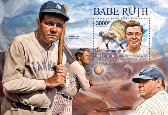 Baseball player Babe Ruth