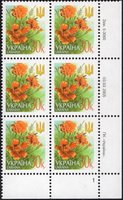 2005 0,30 VI Definitive Issue 5-3060 (m-t 2005) 6 stamp block RB1