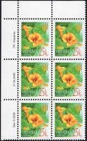 2006 0,25 VI Definitive Issue 6-3538 (m-t 2006) 6 stamp block LT