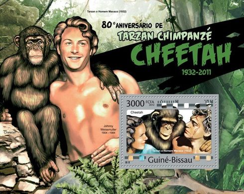 Chimpanzee Chita. Film about Tarzan