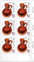 2011 0,10 VII Definitive Issue 1-3176 (m-t 2011) 6 stamp block RB1