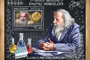 Дань великому ученому: Дмитрий Менделеев на почтовых марках