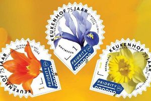 В Нідерландах вийшли марки у формі квіткових пелюсток