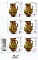 2011 1,00 VII Definitive Issue 1-3459 (m-t 2011-ІІ) 6 stamp block RB without perf.