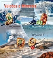 Volcanoes. Minerals