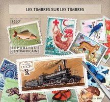 Stamps on stamps. Animals