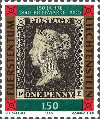 150th anniversary of stamp