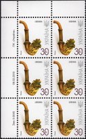 2010 0,30 VII Definitive Issue 0-3045 (m-t 2010) 6 stamp block LT