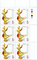 2010 0,05 VII Definitive Issue 0-3385 (m-t 2010-ІІ) 6 stamp block