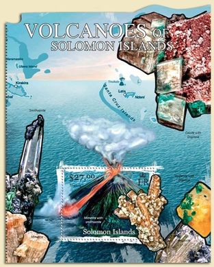 Volcanoes and minerals