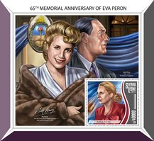 First lady of Argentina Eva Peron