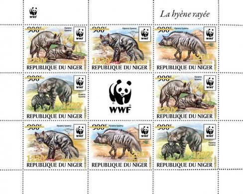 WWF Надпечатка Гиена