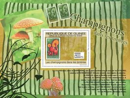 Fungi on stamps