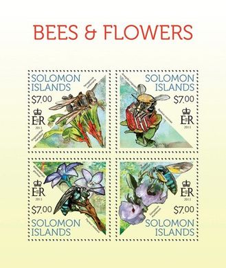 Пчёлы и цветы