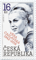 Gymnast Vera Chaslavska