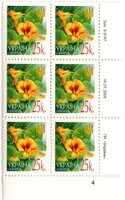 2005 0,25 VI Definitive Issue 5-3747 (m-t 2005) 6 stamp block RB4
