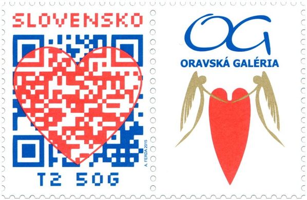 Own stamp Valentine's Day