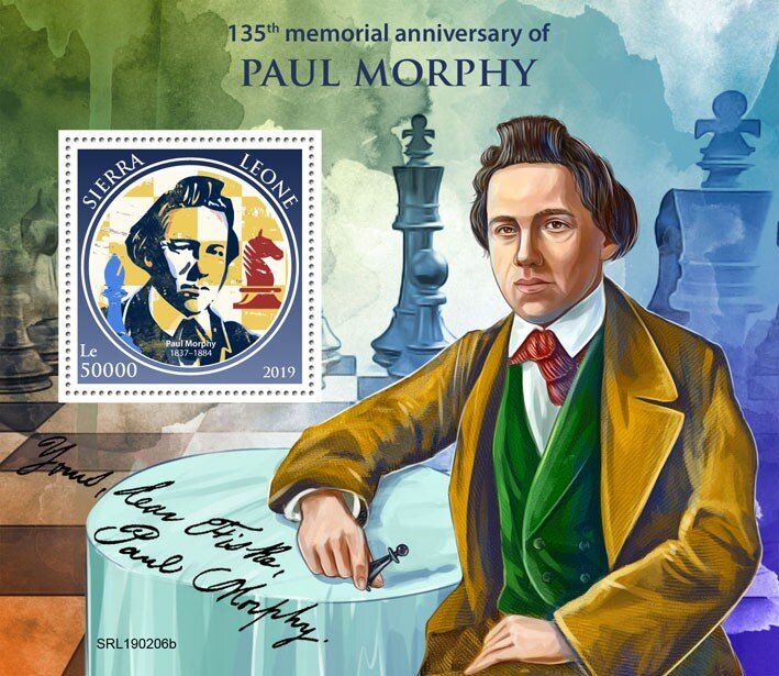Paul Morphy vs Schrufer (1859) Smother Nature