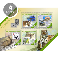 Fauna. Stamps on stamps