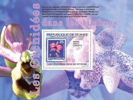 Orchids on stamps