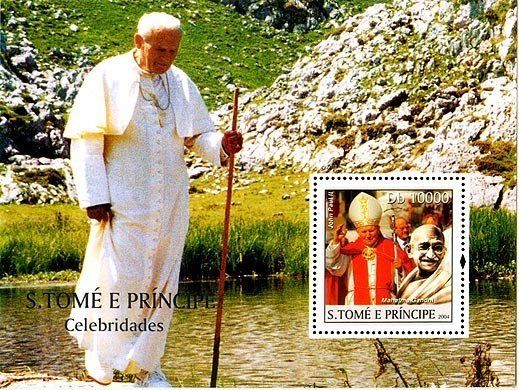 The Pope and Gandhi
