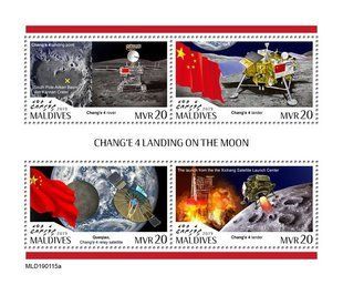 Space. Chang'e-4 station