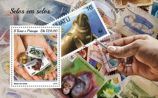 Stamps on stamps. Collecting