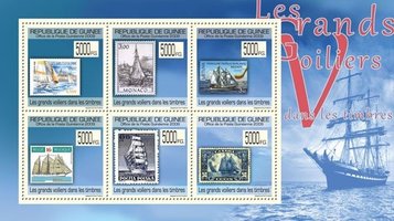 Ships on stamps