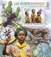 Scouts of Africa. Minerals. Birds