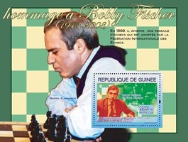 Chess. Bobby Fischer and Garry Kasparov