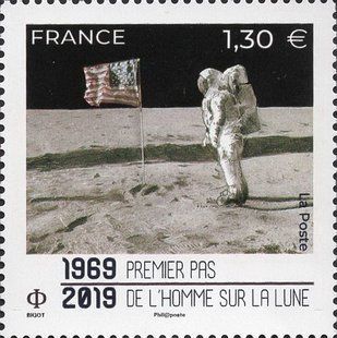 First man landing on the moon