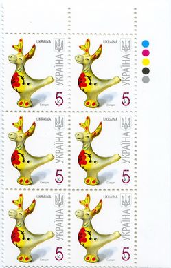 2008 0,05 VII Definitive Issue 8-3714 (m-t 2008-ІІ) 6 stamp block