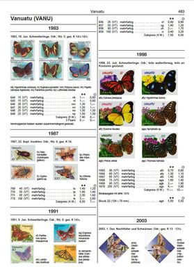 Catalog Michel World Butterflies 2019
