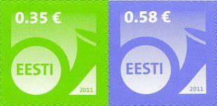 Стандарт 0,35 &euro;, 0,58 &euro; Поштовий ріжок