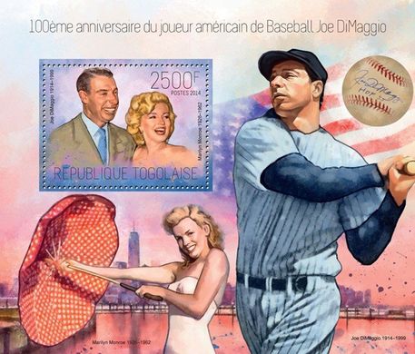 Baseball player Joe DiMaggio
