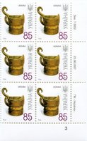 2007 0,85 VII Definitive Issue 7-3652 (m-t 2007-ІІ) 6 stamp block RB3