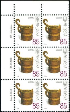 2008 0,85 VII Definitive Issue 8-3649 (m-t 2008) 6 stamp block LT
