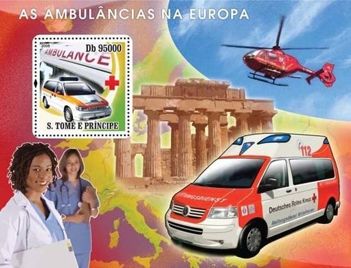 Ambulance. Red Cross