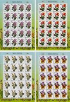 Definitive Issue Flowers and Butterflies